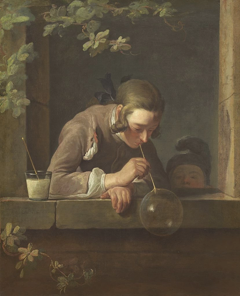 Jean Siméon Chardin - La Bolla di sapone, National Gallery of Art, Washington DC